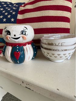 Johanna Parker  July 4th Mug and 3 Bowls Bundle
