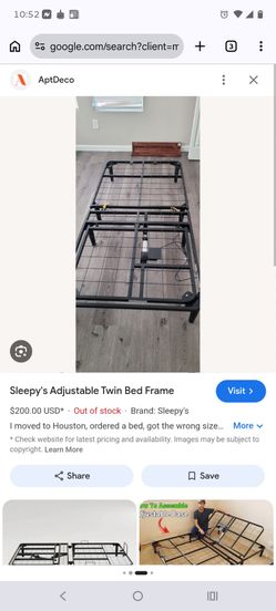 Sleepy's bed frame