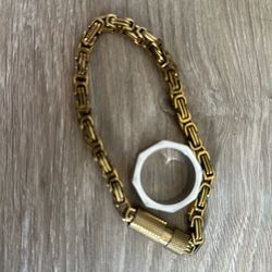 Guess bracelet and ring