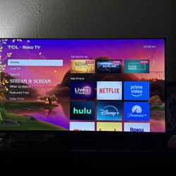 40 In Roku Smart Tv With Remote