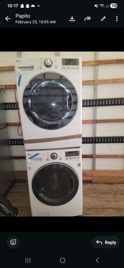 Washer and dryer