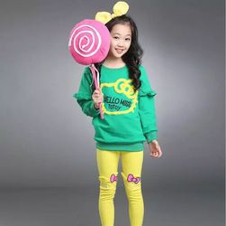Cute Hello Kitty Fall Outfit 2 Pcs Set