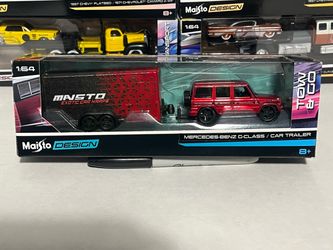MAISTO DESIGN MERCEDES-BENZ G-CLASS / CAR TRAILER NEW