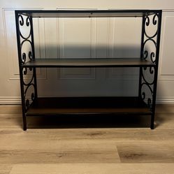 Rustic/Farmhouse Style Entryway Table/Console/Bookshelf