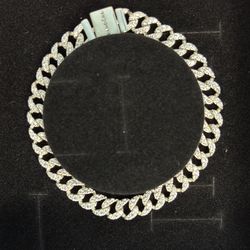 Pandora Timeless Pavé Cuban Chain Bracelet - Silver (6.3")