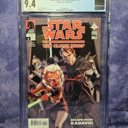 Star Wars: The Clone Wars #6, 2009 CGC 9.4 WP Ahsoka Tano Cover