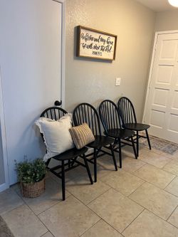 Farmhouse Dining Room Chairs Set of Four Furniture