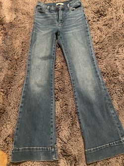 Wide Leg Flare Jeans Medium Wash
