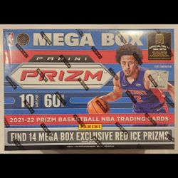 FACTORY SEALED!

2021-22 Panini Prizm Basketball NBA Trading Cards - Red Ice Prizms