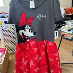 New Girls Minnie Mouse Dress 