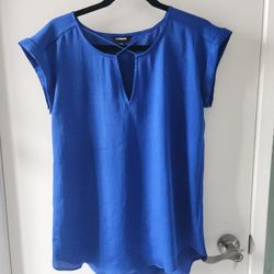 Ladies Blue Chiffon Top 