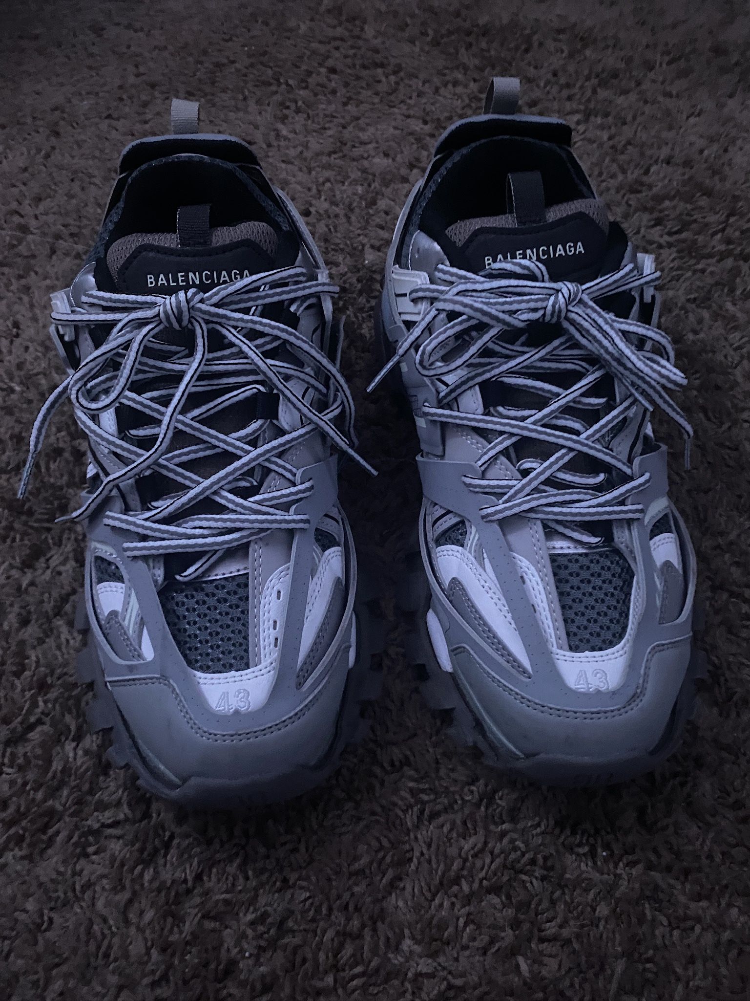 Grey Balenciaga Track Led