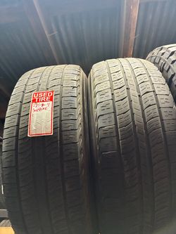 2 Used 275-70-18 SUREDRIVE Tires 100$ Installed and Balanced Located at 1305 Preston Ave Pasadena Tx 77503
