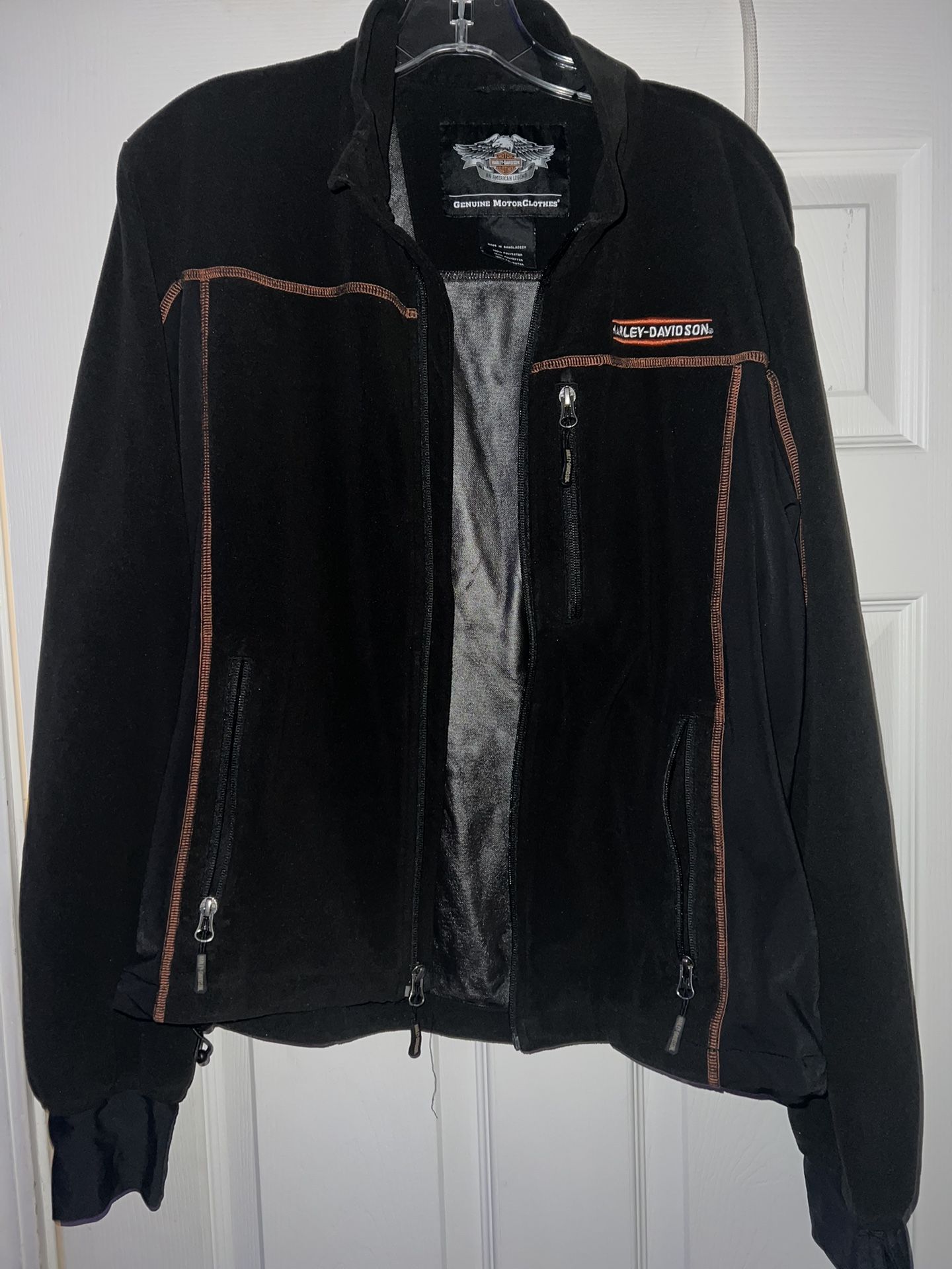 Harley-Davidson® Men's Fleece Mid-Layer Windproof Jacket size M