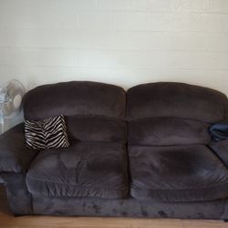 Couch And Loveseat Brown