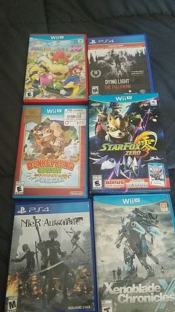 Ps4 and wii u 20 each