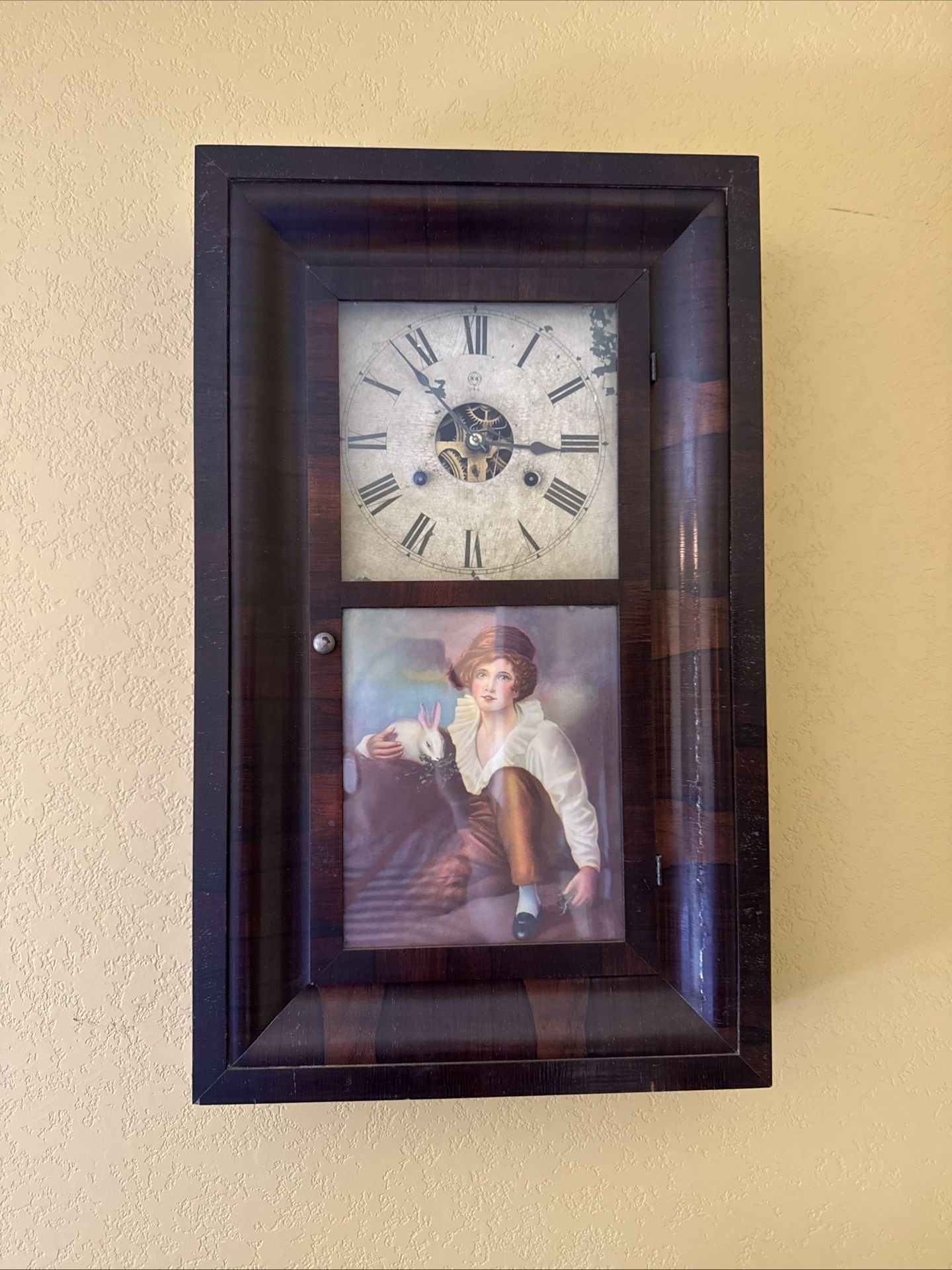 Antique Seth Thomas Mechanical Wall Clock