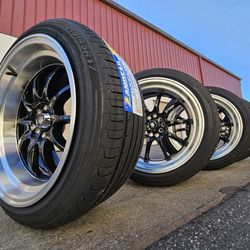 Wheels 17x9 5 lugs new rims and tires