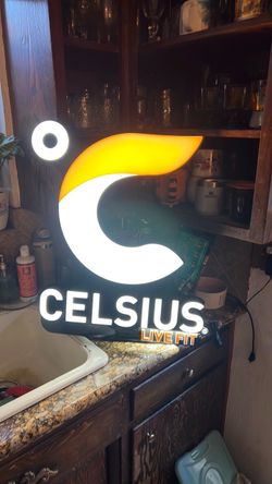 Celsius Live Fit Led Sign