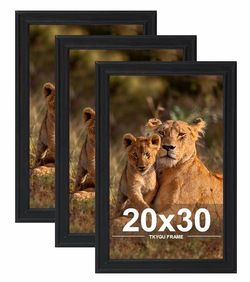 3 PCS Picture Frames 20X30 (NEW)