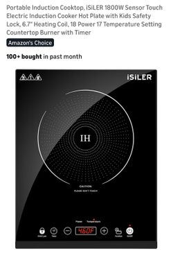 1800w Induction cooktop, new