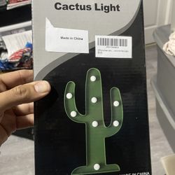 Cactus light new  Battery powered 
