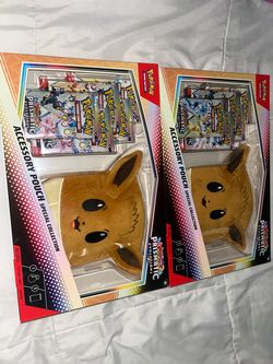 Pokémon Prismatic Evolutions Eevee Accessory Pouch Special Collection (x2)