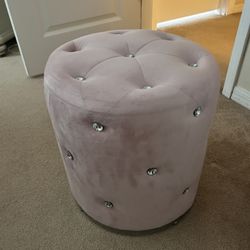 Blush Pink Ottoman 