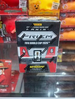 2026 Panini PRIZM FIFA World Cup Red Blaster Box Value Box Factory Sealed!
