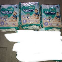Pampers Splashers Swim pants Small -3 Available