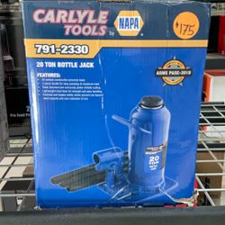 CARLYLE TOOLS by NAPA 20 TON BOTTLE JACK.