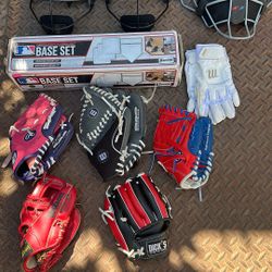 Used Softball/ Baseball equipment Lot