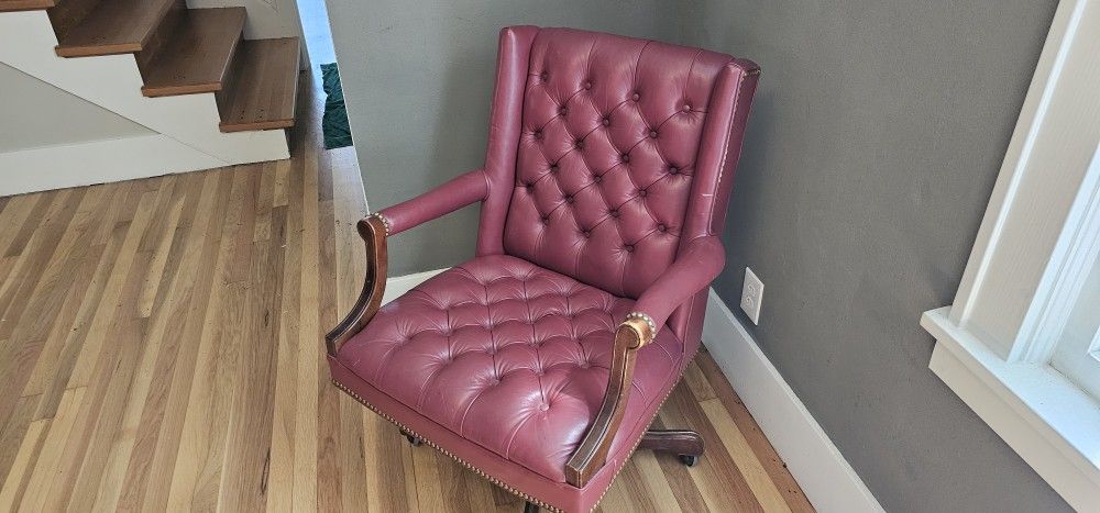 Genuine Leather Desk Chair