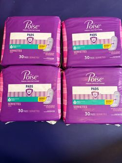 Poise pads $15 for all