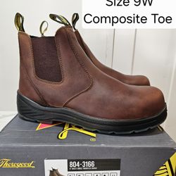 Thorogood Composite Toe Work Boots Size 9w