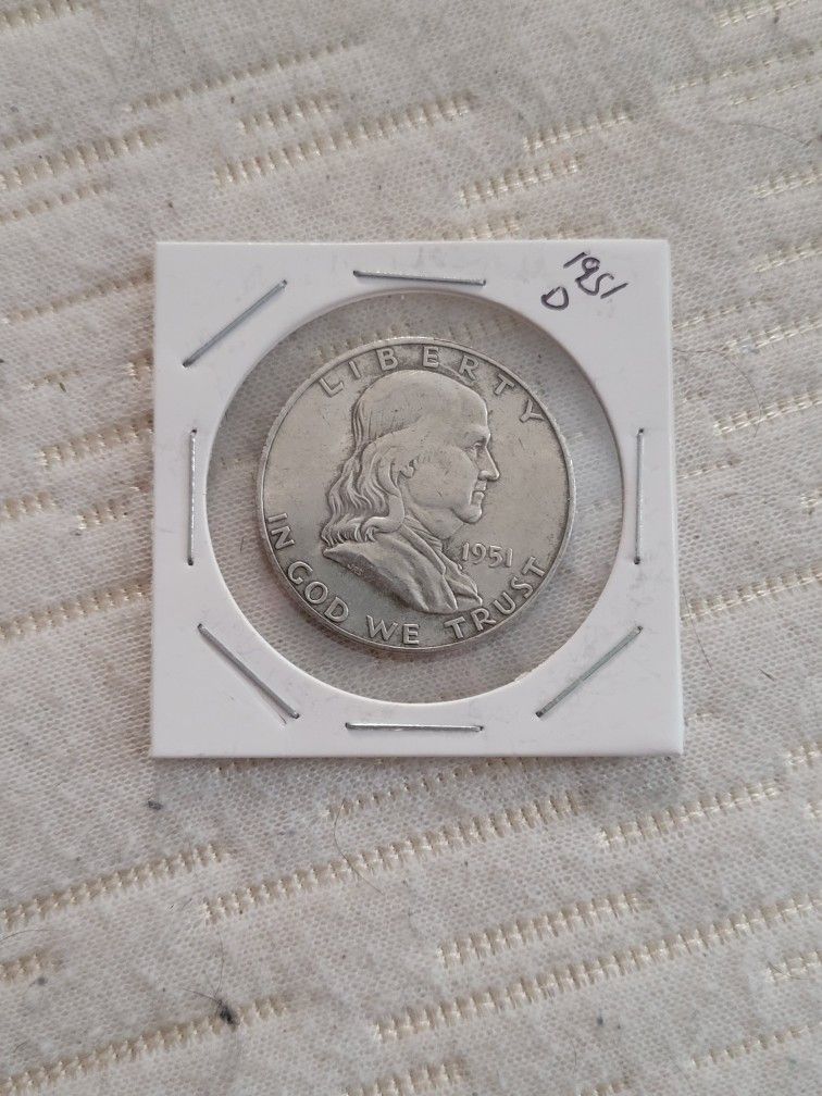 1951-d Franklin Half Dollar