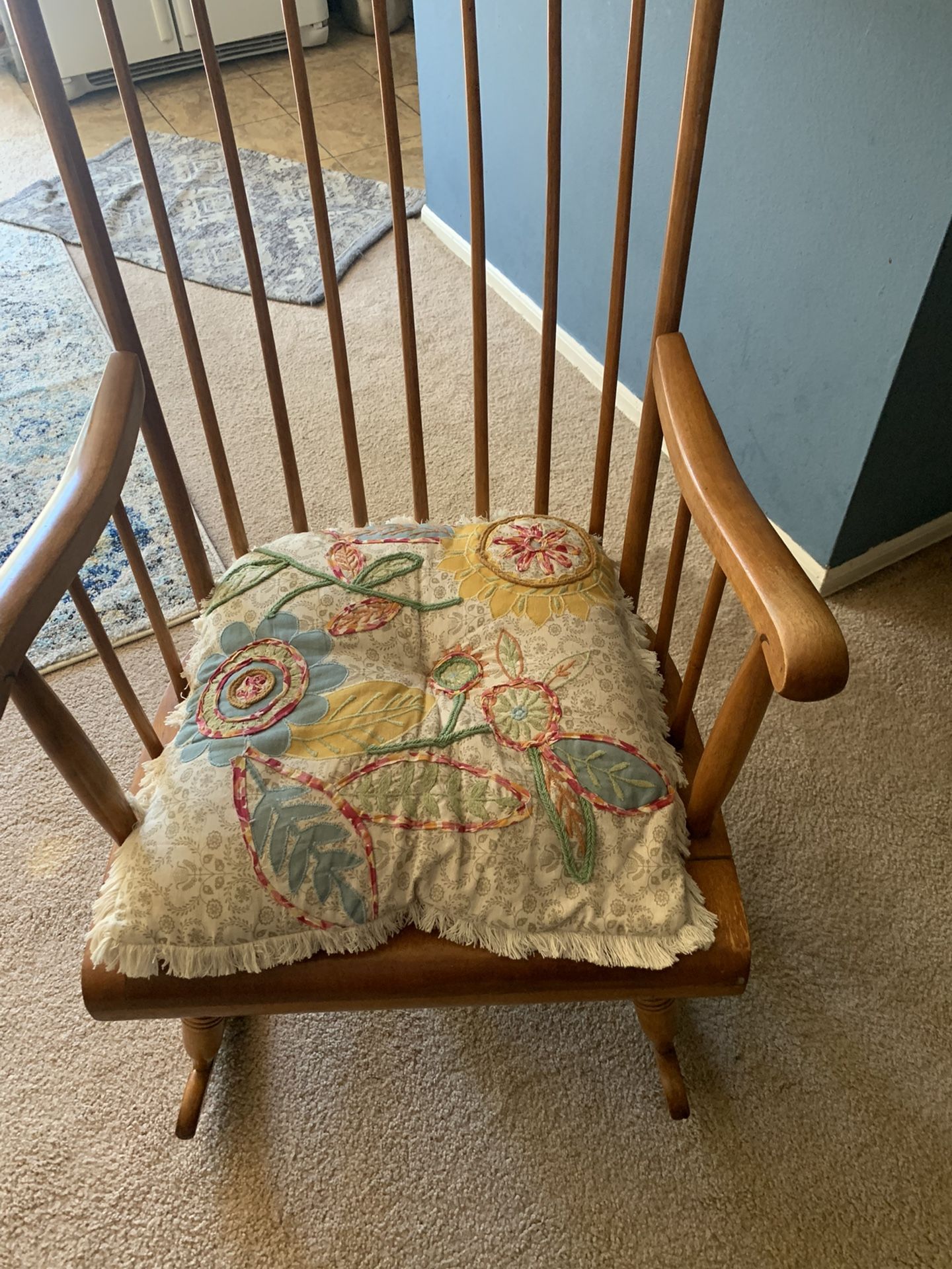 Nichols and Stone Vintage Maple Rocking Chair
