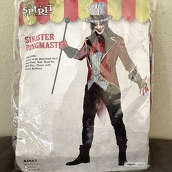 Costume Sinister Ringmaster Adult Size M
