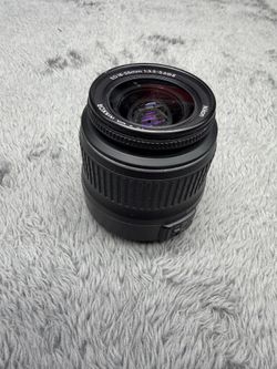 Nikon AF-S DX Zoom-Nikkor 18-55mm f/3.5-5.6G ED II lens.  Type: Standard zoom lens designed for Nikon DX-format DSLR cameras.  Focal Length: 18-55mm (