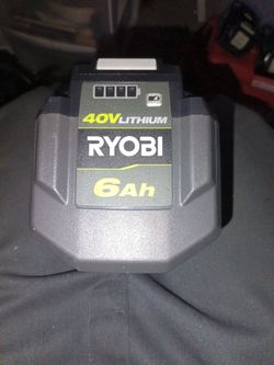 40 volt 6Ah  Ryobi