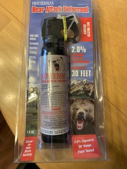 Bear spray