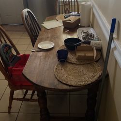 Kitchen Table With 3 Chairs