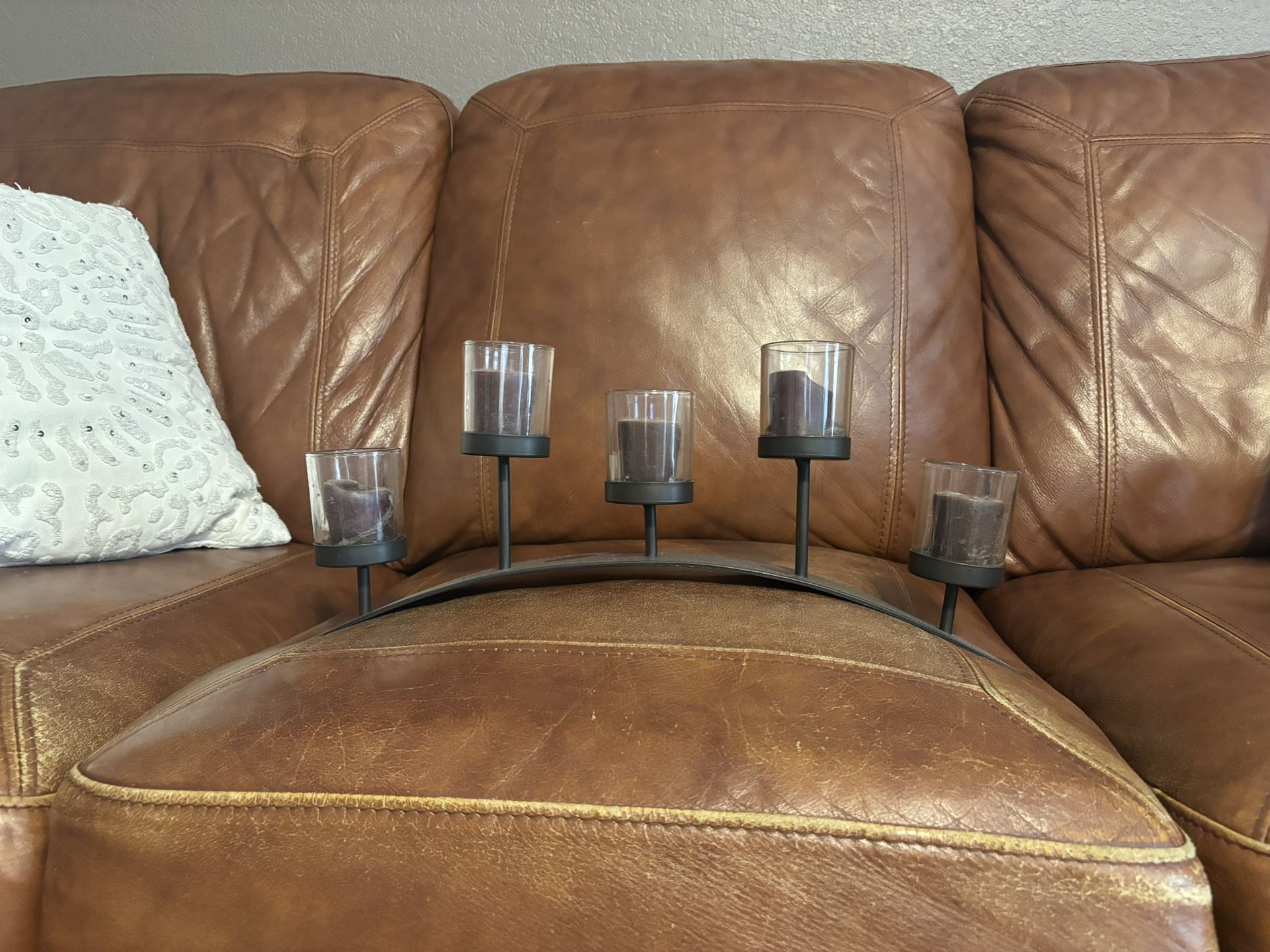 Black Metal Candle Holder 