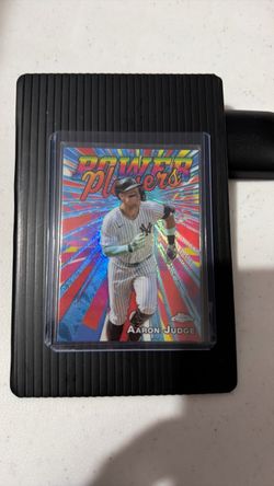 Aaron Judge Topps Chrome Power Players Card