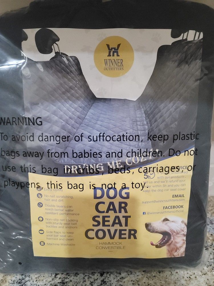 Winner Outfitters-Dog Car Seat Cover