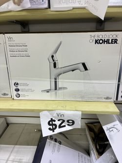 Kohler Vin Pull-Out Kitchen Faucet R29679-CP