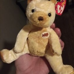 CORNBREAD THE BEAR Cracker Barrel Ty Beanie Baby