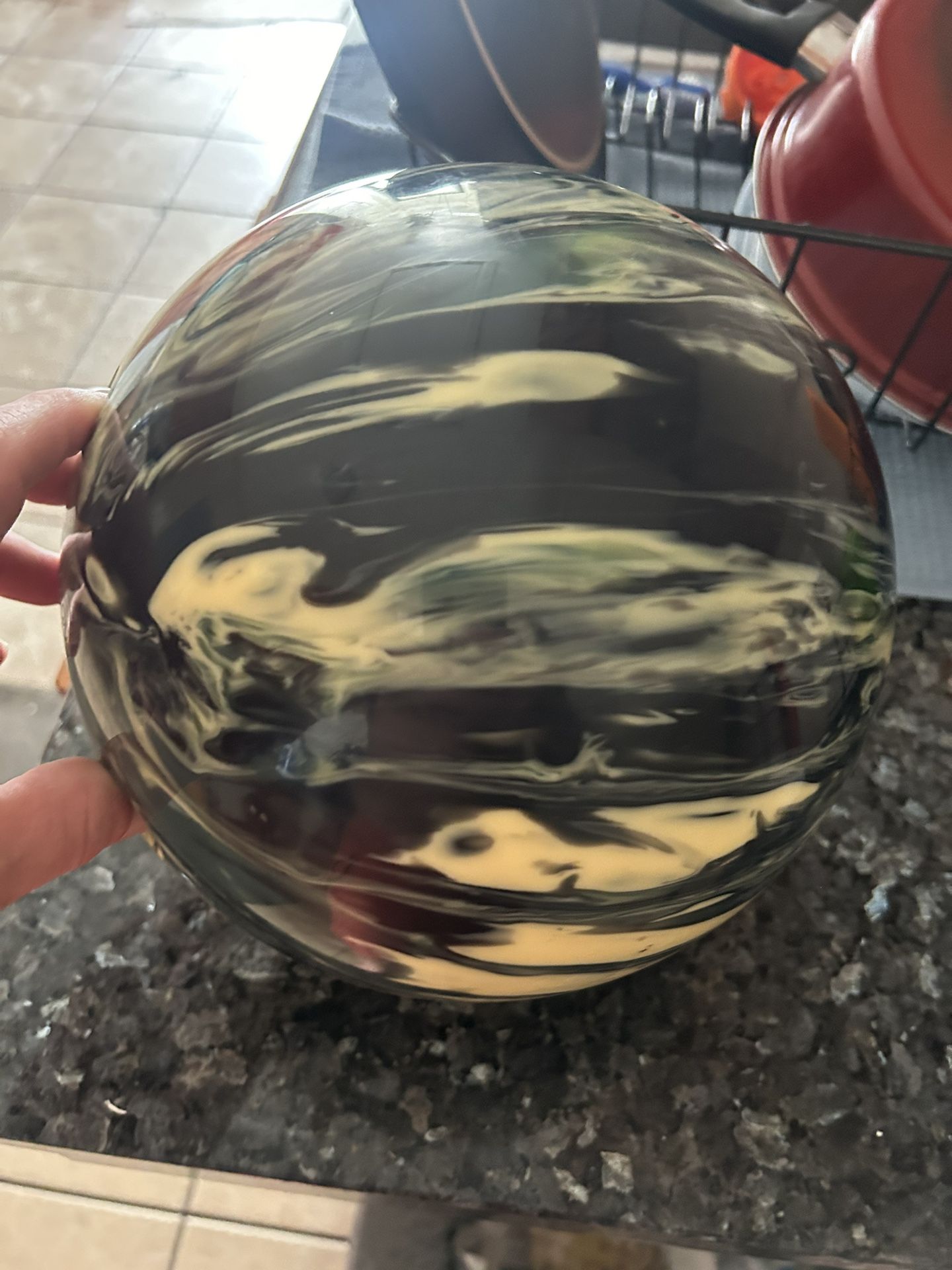Youth, Bowling Ball And Carrying Bag.