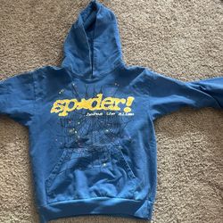 Blue Sp5der Hoodie