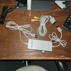 Nintendo Wii Power Adapter and video Display cord